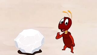 ants broke the seal of the house…..haha ha