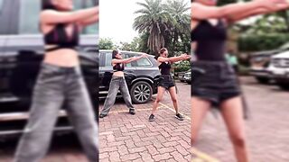 Indian Girl Nia Sharma Dance