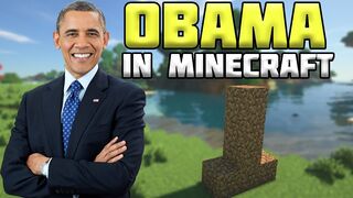Obama in minecraft