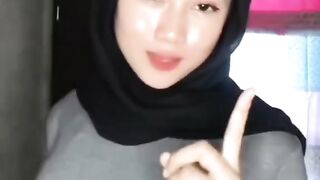 Dance gril beautiful hijab