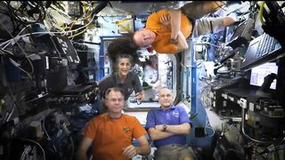 NASA Space Station Astronauts Deliver a Thanksgiving Message for