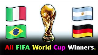 All FIFA World Cup Winners.