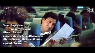 Aayegi Har Pal Tujhe Meri Yaad - Lyrical _ Andolan _ Kumar Sanu_ Alka Yagnik _ 90_s Hits