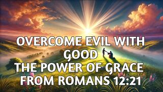OVERCOME EVIL WITH GOOD,  THE POWER OF GRACE FROM ROMANS 12:21