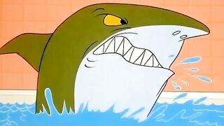 shark skinned cat.…..haha ha