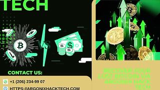 RECOVER STOLEN CRYPTOCURRENCY ASSETS FROM SCAMMER: ARGONIX HACK TECH