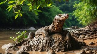The Komodo dragon