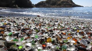 Glass Beach MacKerricher State Park near Fort Bragg, California USA
