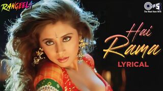 Hai Rama Yeh Kya Hua - Lyrical _ Rangeela _ _ARRahman _ Hariharan_ Swarnalatha _ 90_s Romantic Song