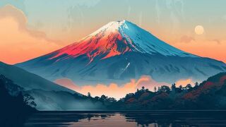 Mount Fuji is an active stratovolcano located on the Japanese island of Honshu