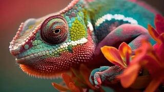Chameleon lizard