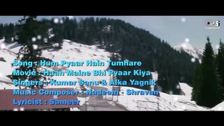 Hum Pyaar Hai Tumhare - Lyrical _ Haan Maine Bhi Pyaar Kiya _ Kumar Sanu, Alka Yagnik _ Love Songs - Bollywood Classic Hits