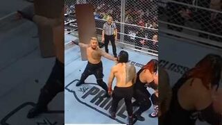 Roman Reigns Spear to Cm punk