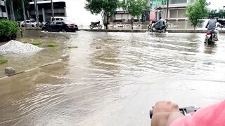 Bike ride in Flood
