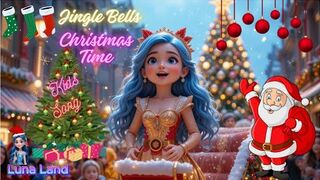 Jingle Bells, Christmas Time kids Song Luna Land Kinder Music, child songs