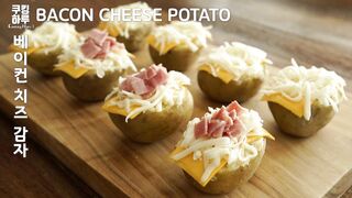 Really Delicious Bacon Cheese Potato Boat!! Even Beginners Never Fails!!