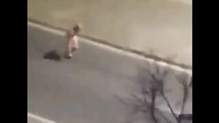 man looking for trouble