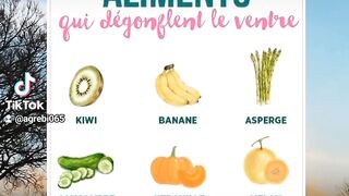 Aliments qui dégonflent le ventre