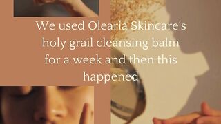 Olearia skincare,s holy grail cleansingbalm / face lotion / trending lotion