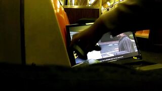 I'm Playing GTA 5 Xbox 360 On The A Train MTA Part 1.
