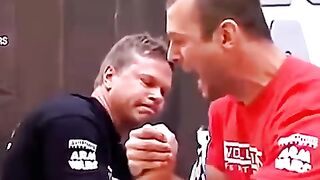 JOHN BRZENK VS DEVON LARRATT ARM WRESTLING
