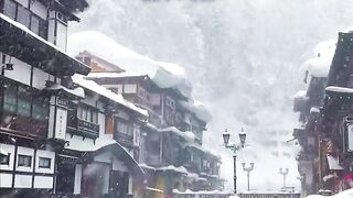 beautiful snow scenery