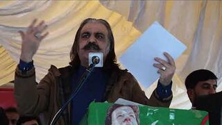 علی امین خان گنڈاپور کا حویلیاں ایبٹ آباد میں عوامی اجتماع سے خطاب