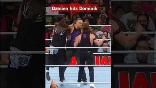 Damien hits Dominik