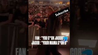 Jacob Fatu Angry on fan