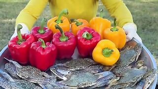 HOW TO COOK CRISPY CRAB WITH VEGETABLE RECIPE