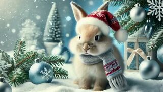 A Magical Snowy Forest Ready for Christmas