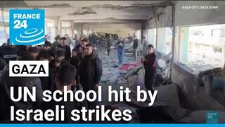 Gaza's UN school hit by Israeli strikes