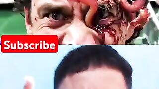 Aku reaction video jika melihat makhluk seperti ini menempel di kepalamu berlari lah