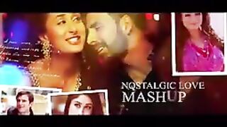 Nostalgic Love Mashup _ Visual Galaxy _ Shah Rukh Khan _ Falak Tak _ Bollywood Lofi Love Mashup 2023(144P).