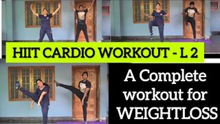 FULL BODY HIIT CARDIO WORKOUT LEVEL 2