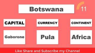 Country Capital Currency Continent | Knowledge 15 Seconds