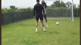 Cristiano Ronaldo and Cristiano Jr are a beautiful father and son ???? #shorts #cristiano #georgina