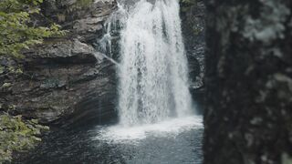 Nature beauty of water fall