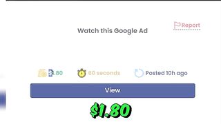 Get Paid $1.80 EVERY Min Watching Google  - Make Money Online (100% Working)