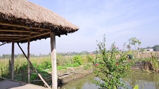 10 kg fish cooking in village