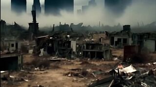 AI-generated end-of-the-world scenes