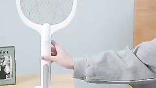 Mosquito Bat Killer Racket 2 in 1 Rechargeable Electric Fly Swatter Mosquito Killer Racket