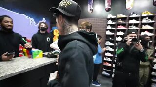 Central Cee goes to Sneaker shopping at CoolKicks 2