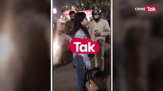अंग्रेज़ी झाड़ कर गाली दे रही मैडम को