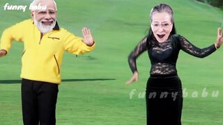 Pass Wo Aane Lage Zara Zara Dance With Modi & Sonia Gandhi