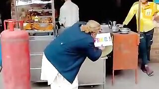 Funny Free Chicken Eating
