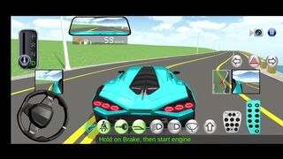 3D Driving Class Simulation - Funny Police Officer Refuel His Super Car Gas Crazy Driving Gameplay