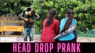 Head Drop Prank || People Getting Scared of this Prank || Prank Gone Wrong|| Magic Pranks