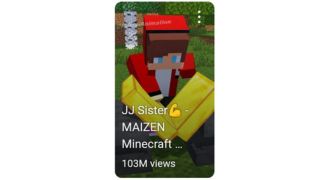JJ Sister punch - MAIZEN Minecraft Animation