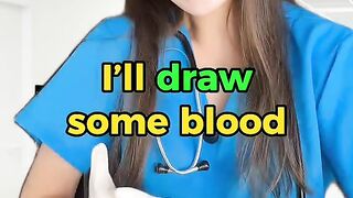 I'll draw some blood